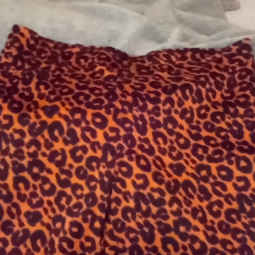 Leopard stretch pants/jeans